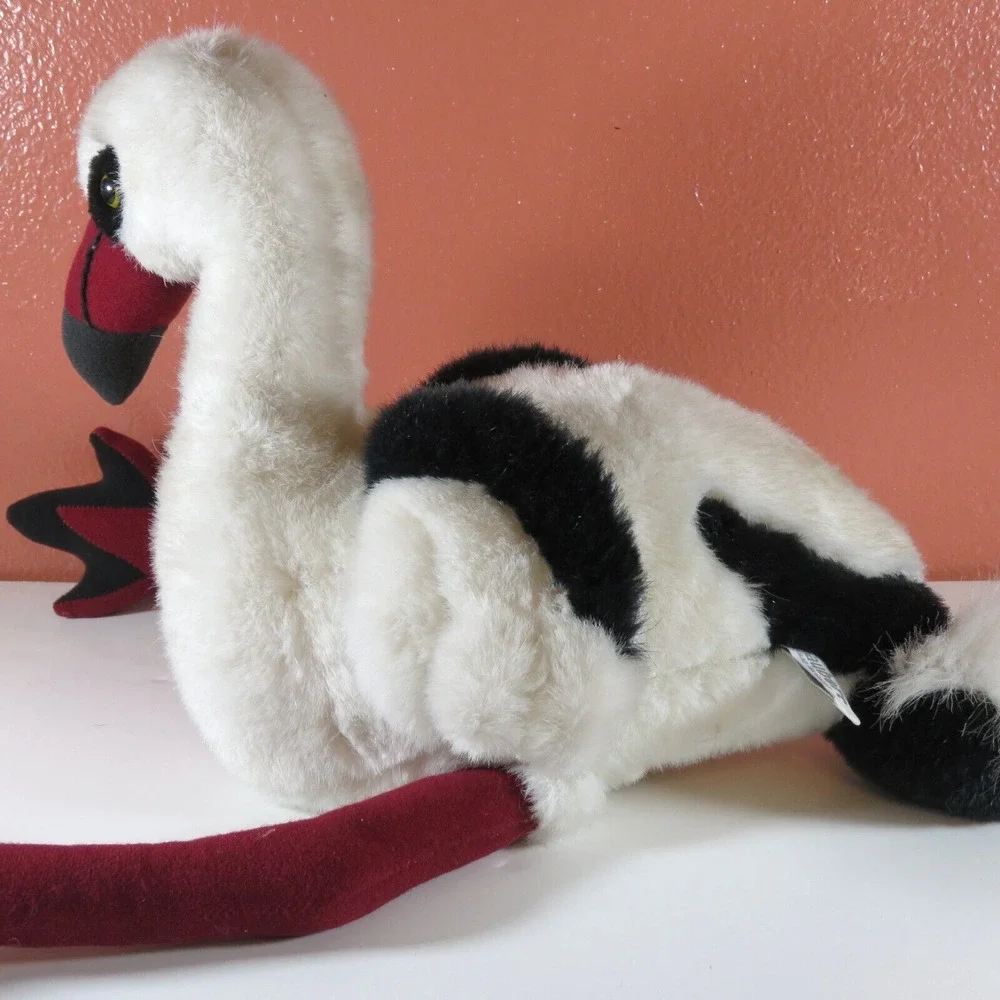 Vintage Russ Berrie Plush White Stork FLAUBERT Caress Soft Pets 23